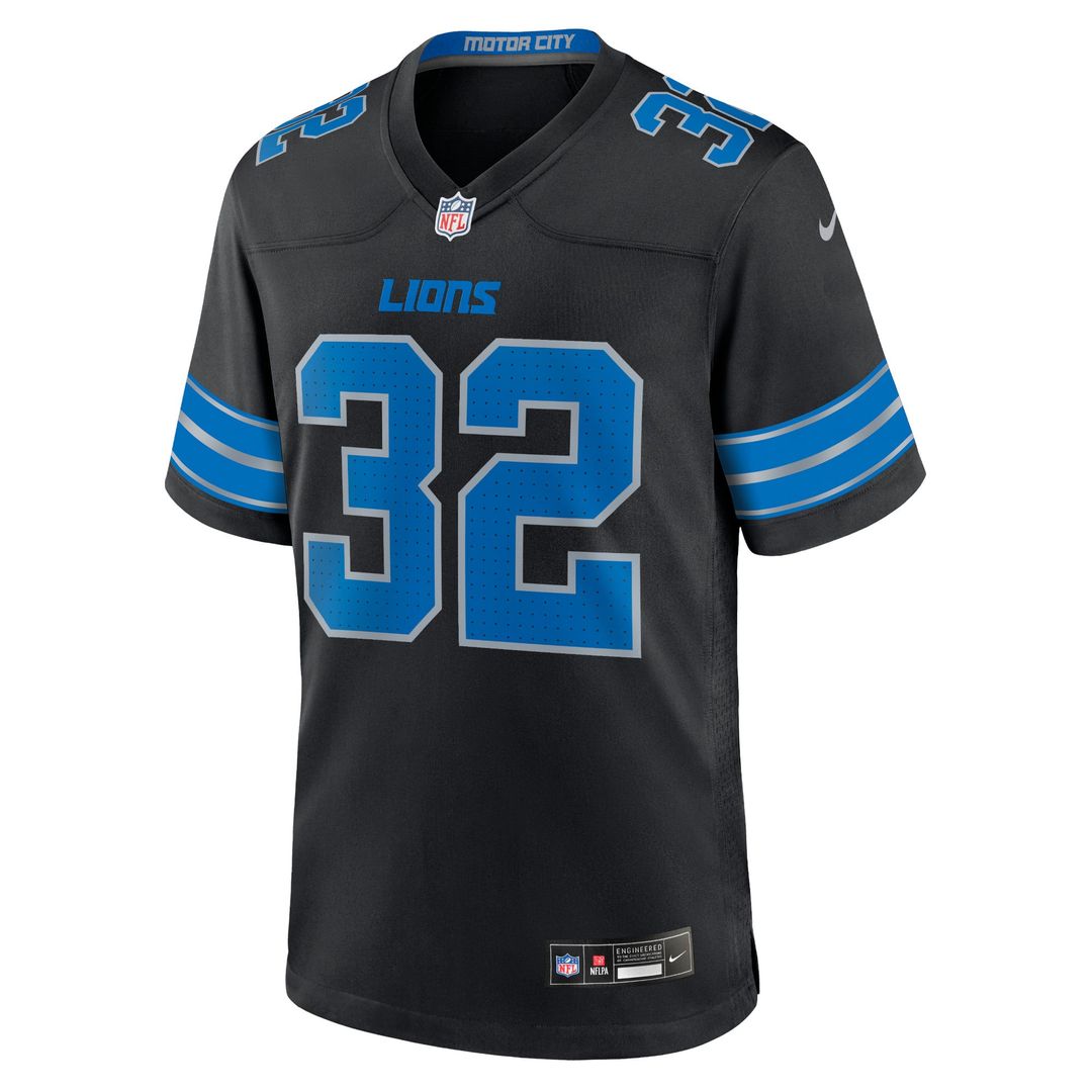 Men's Detroit Lions Brian Branch Black Alternate