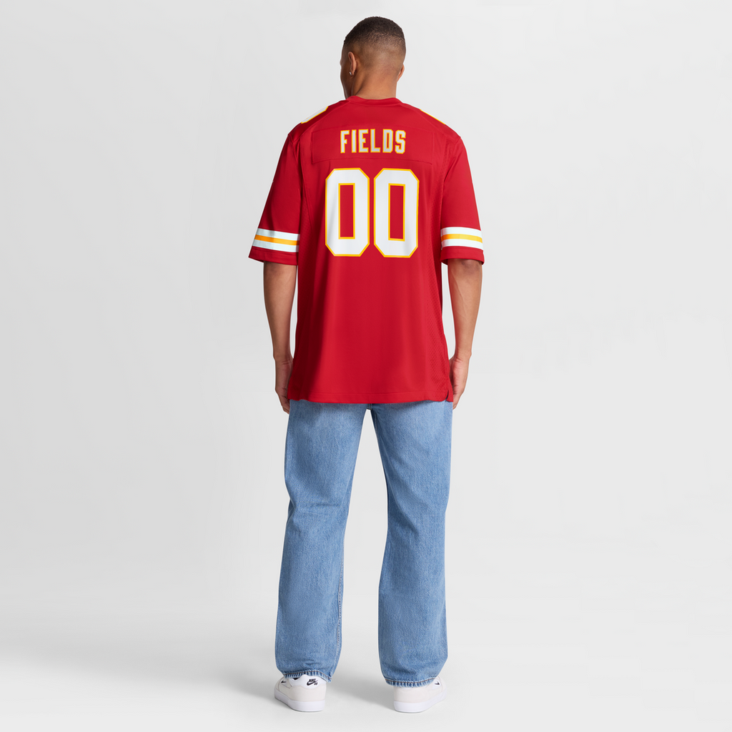 Men's Kansas City Chiefs Justin Fields Red