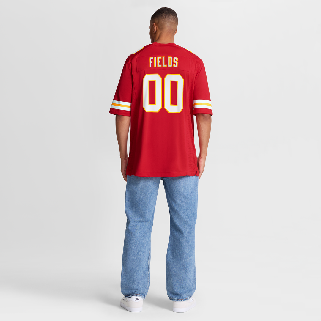 Men's Kansas City Chiefs Justin Fields Red