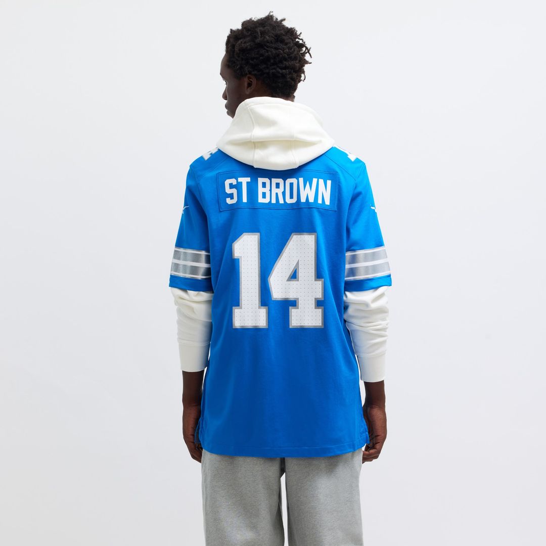 Men's Detroit Lions Amon-Ra St. Brown Blue