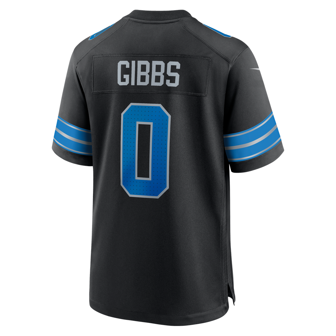 Men's Detroit Lions Jahmyr Gibbs White Game Player Jersey