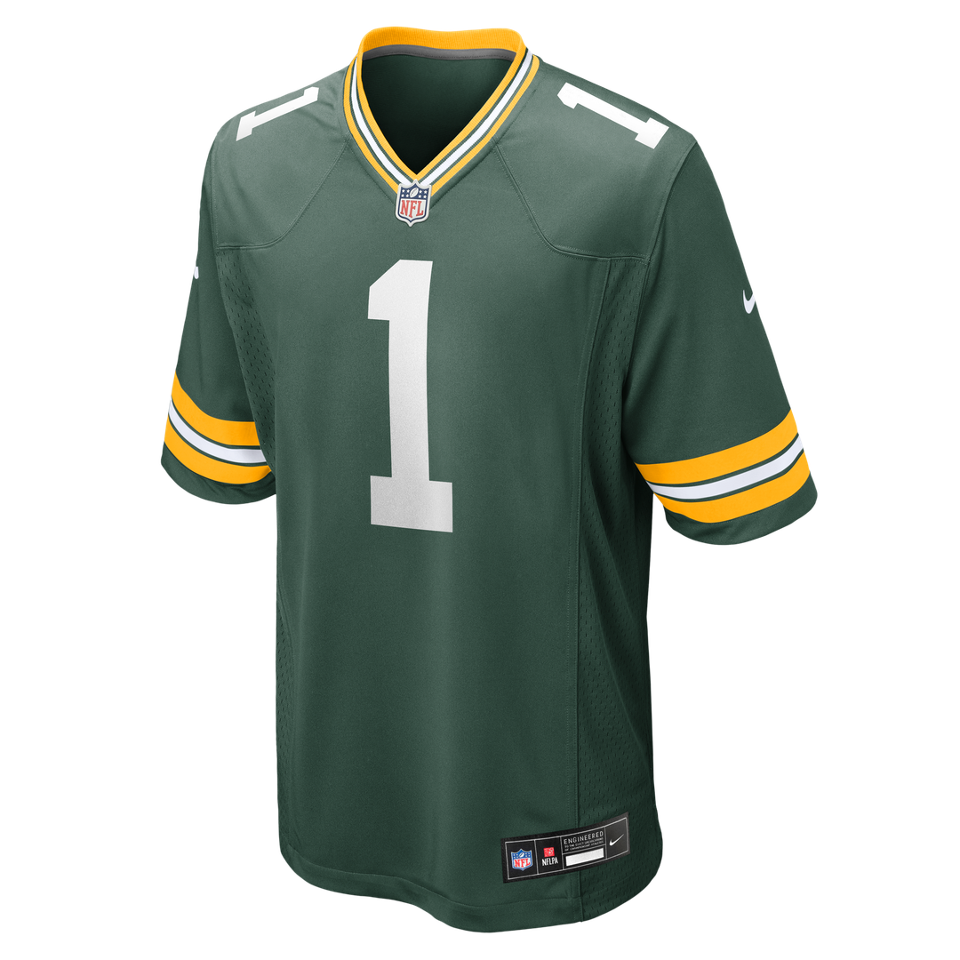 Men's Green Bay Packers Number 1 Groom Green