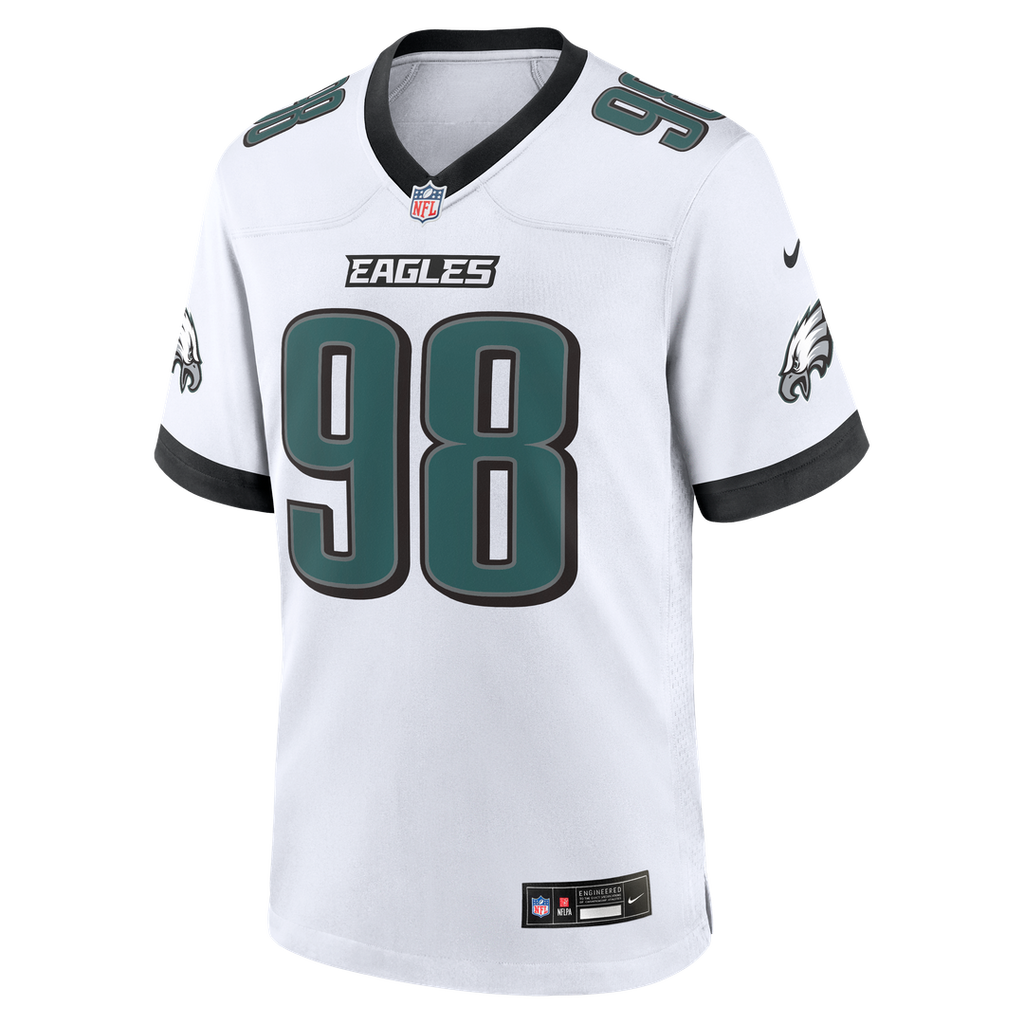 Men's Philadelphia Eagles Jalen Carter White