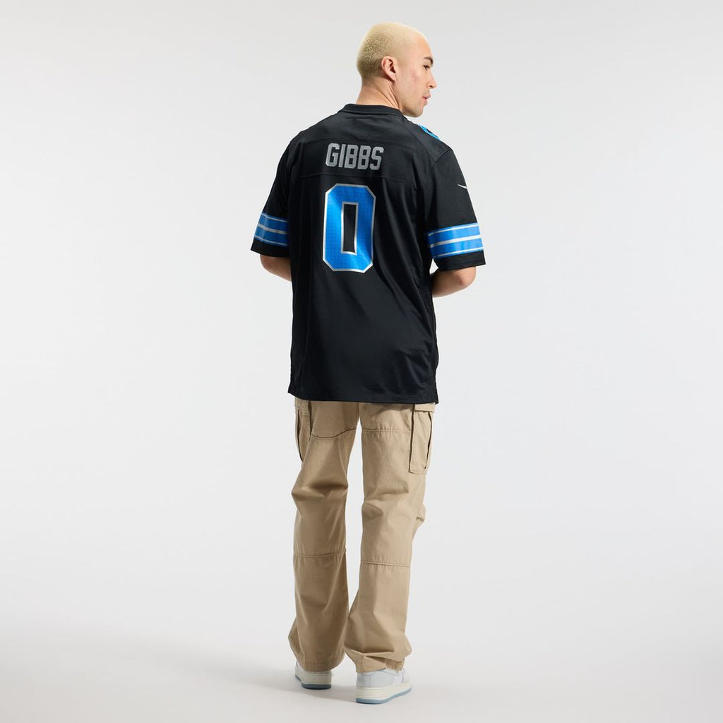 Men's Detroit Lions Jahmyr Gibbs Blue Game Player Jersey