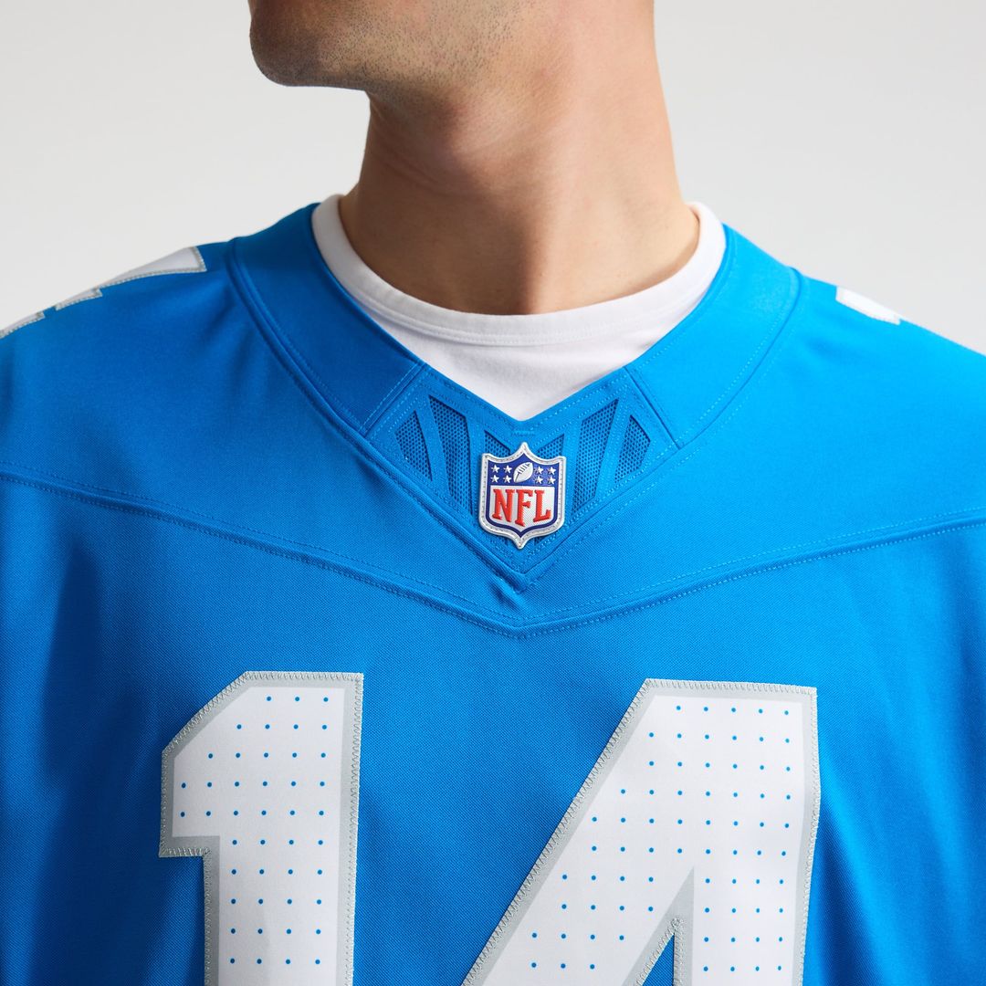 Men's Detroit Lions Amon-Ra St. Brown White Vapor F.U.S.E. Stitched