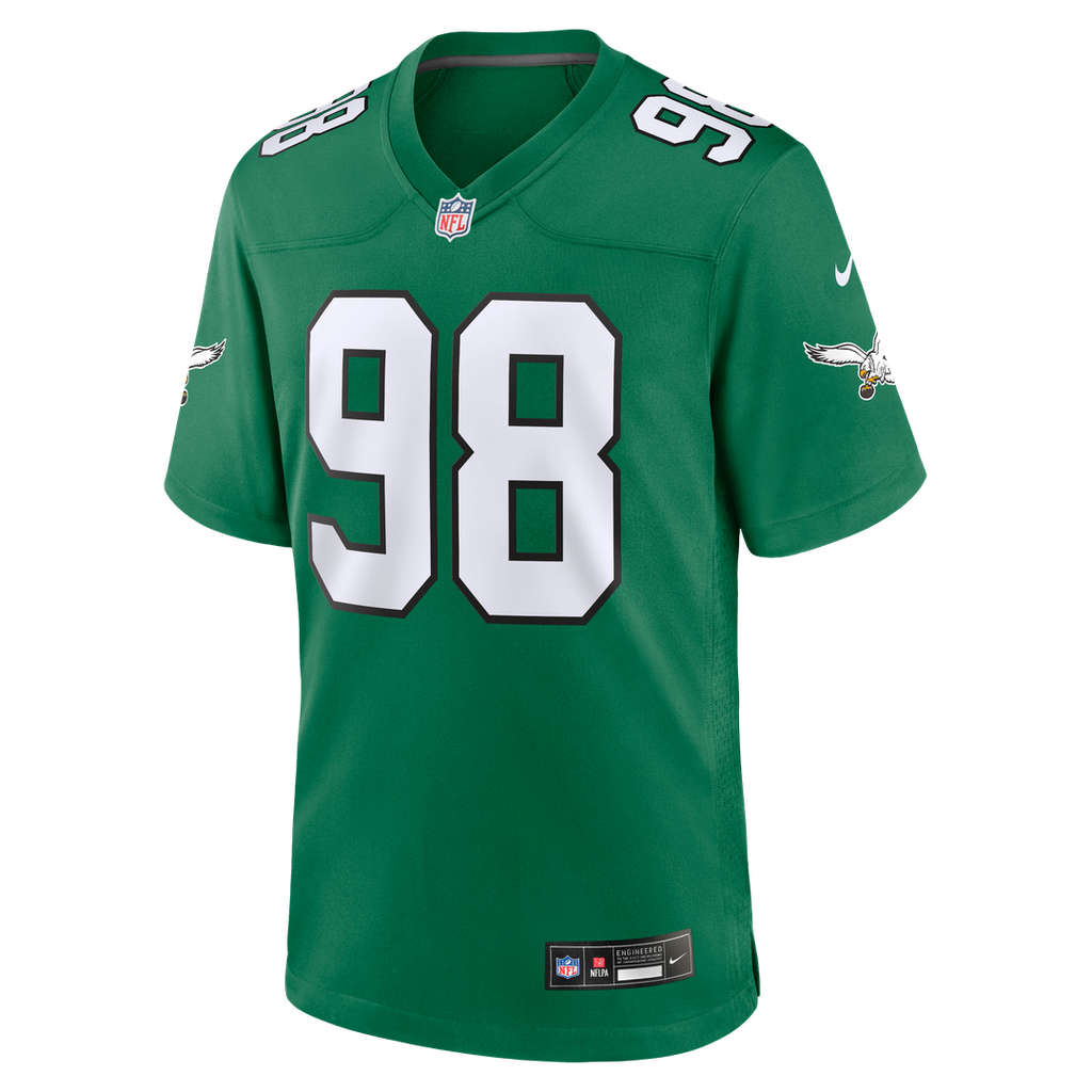 Men's Philadelphia Eagles Jalen Carter Midnight Green Team