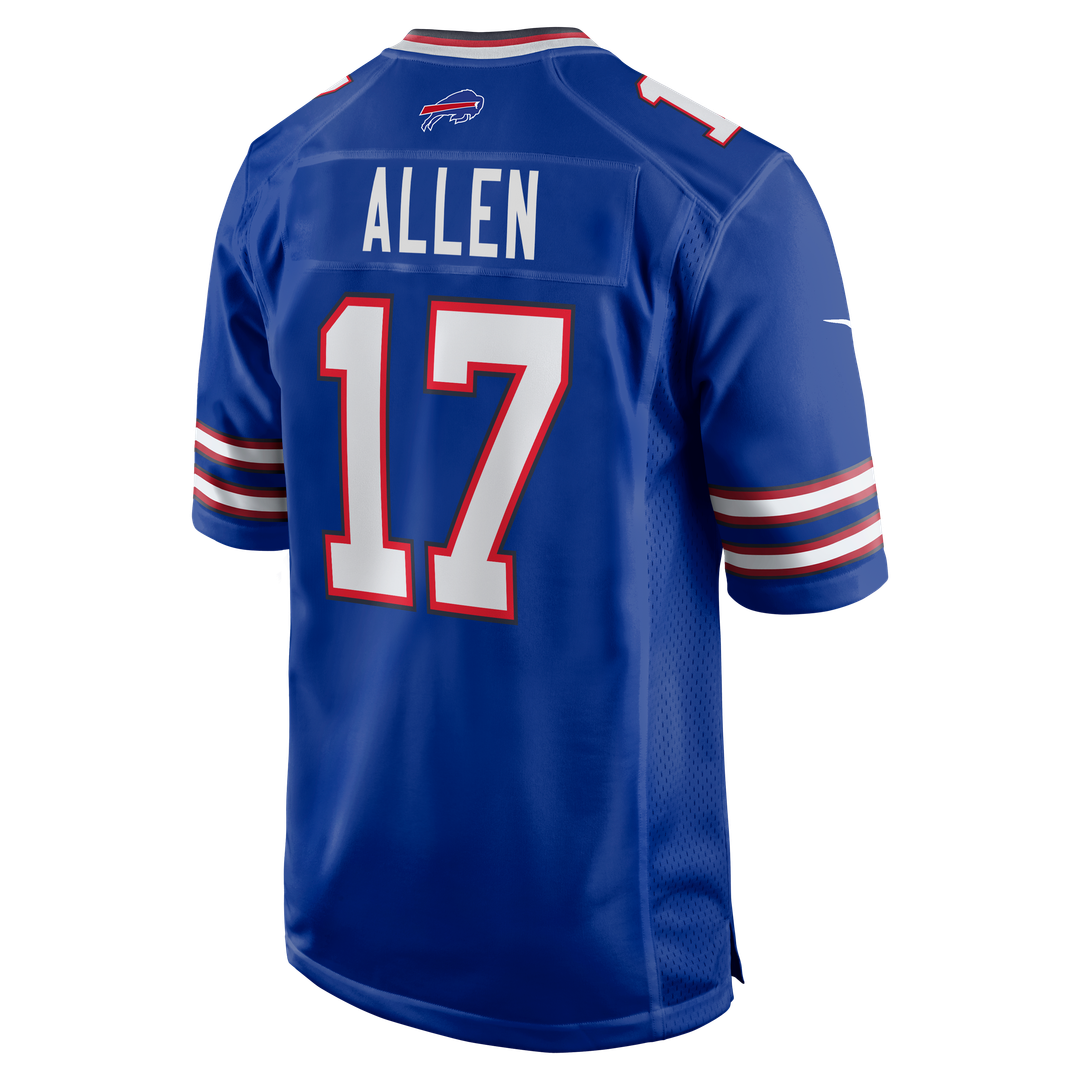 Men's Buffalo Bills Josh Allen White White Game Player Jersey