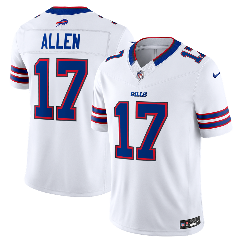Men's Buffalo Bills Josh Allen Gray Nickel City Vapor F.U.S.E. Stitched