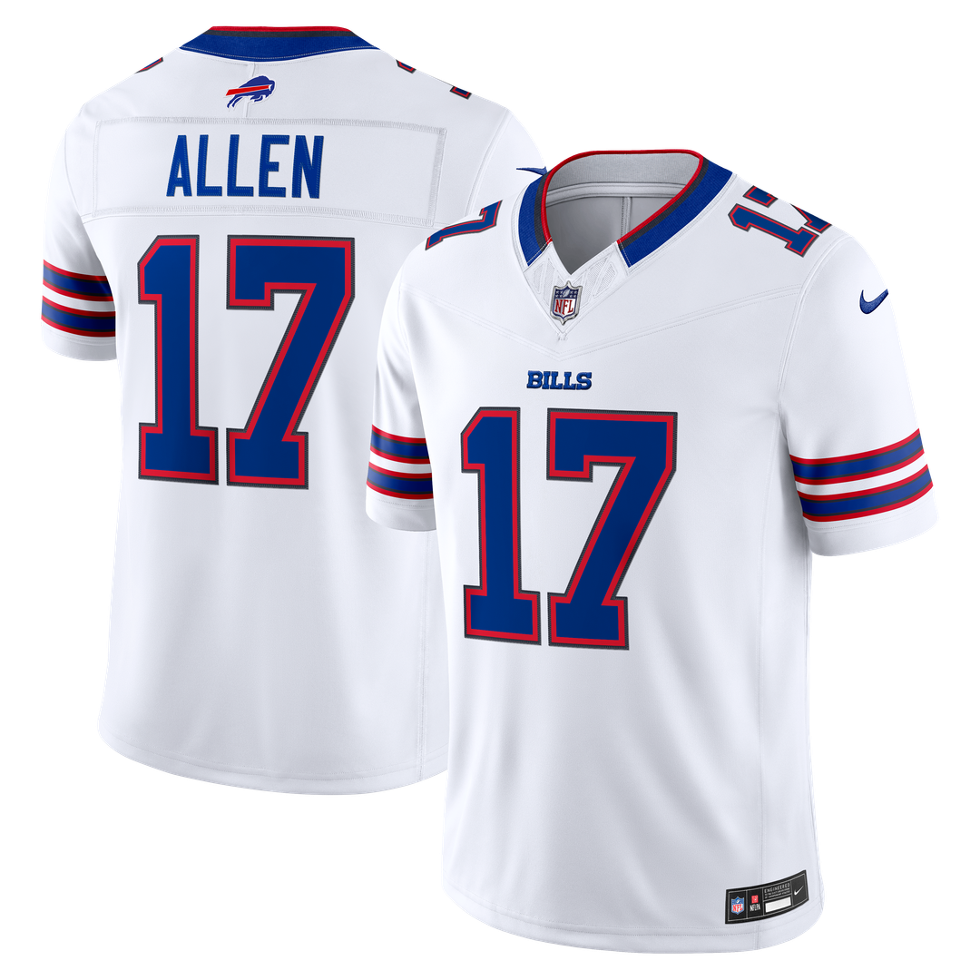 Men's Buffalo Bills Josh Allen Gray Nickel City Vapor F.U.S.E. Stitched