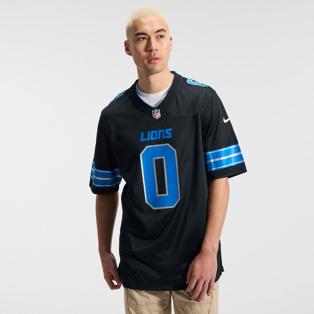 Men's Detroit Lions Jahmyr Gibbs Blue Game Player Jersey