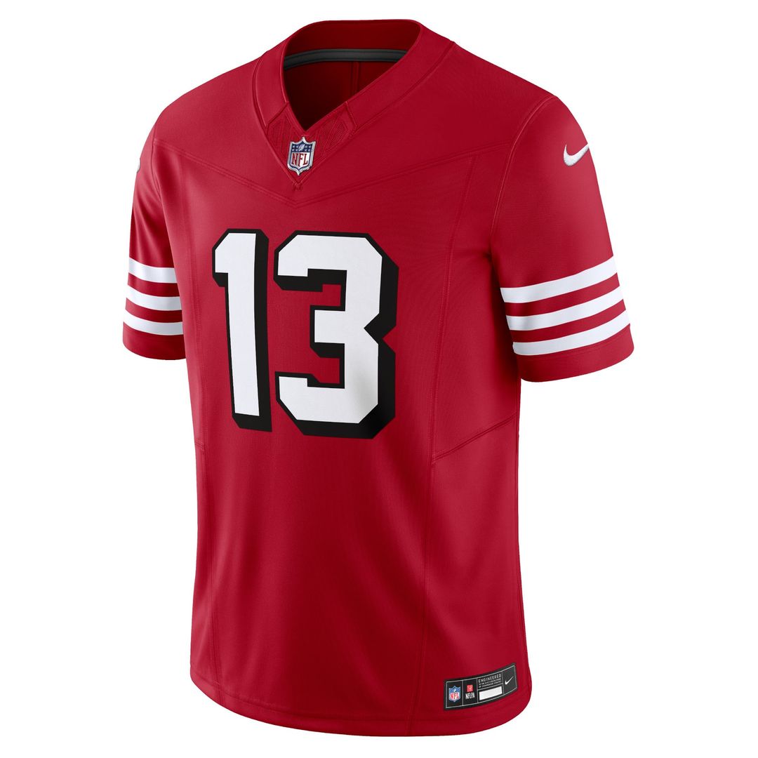Men's San Francisco 49ers Brock Purdy White Vapor F.U.S.E.