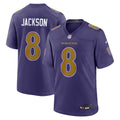 Men's Baltimore Ravens Lamar Jackson Purple Alternate