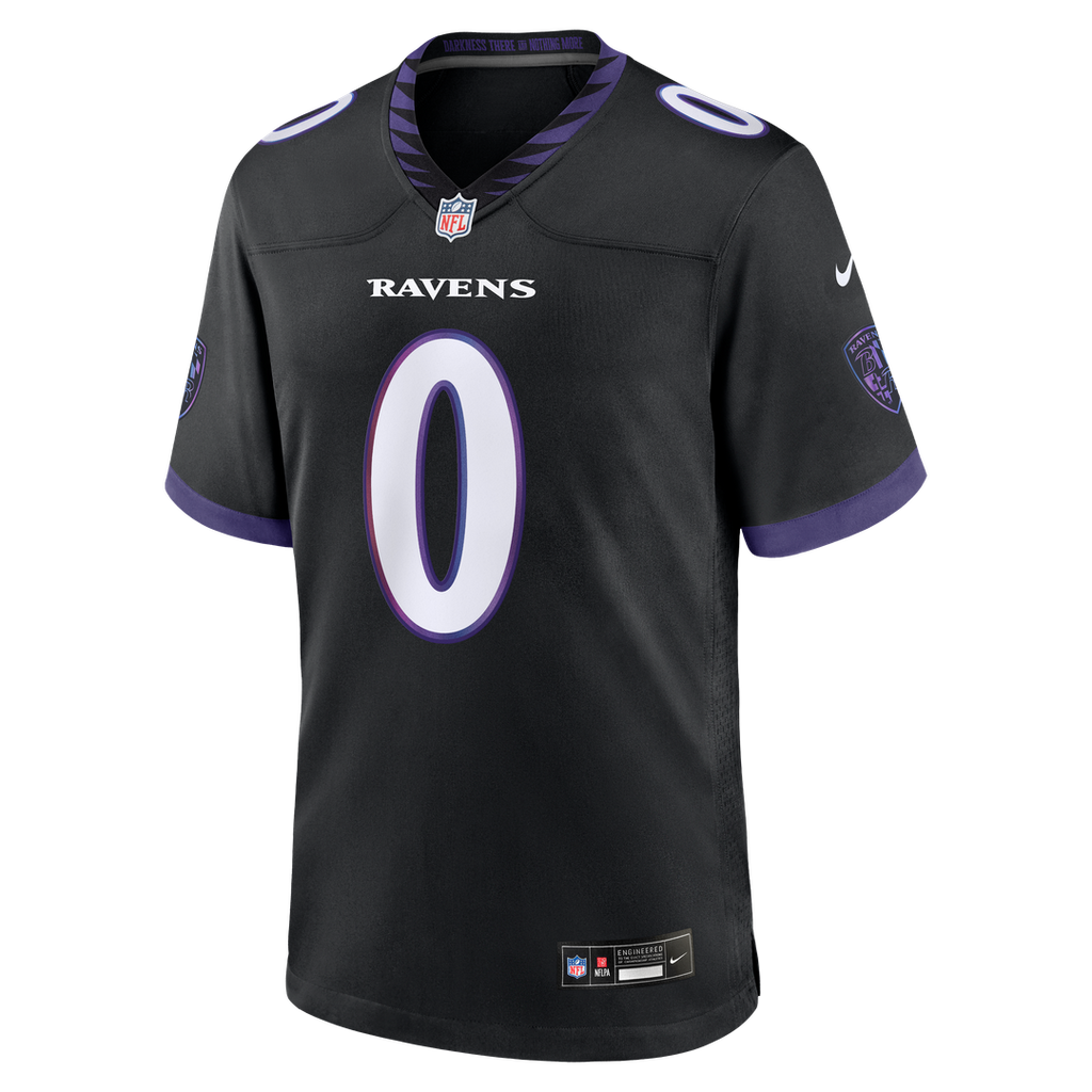 Men's Baltimore Ravens Roquan Smith Black Alternate