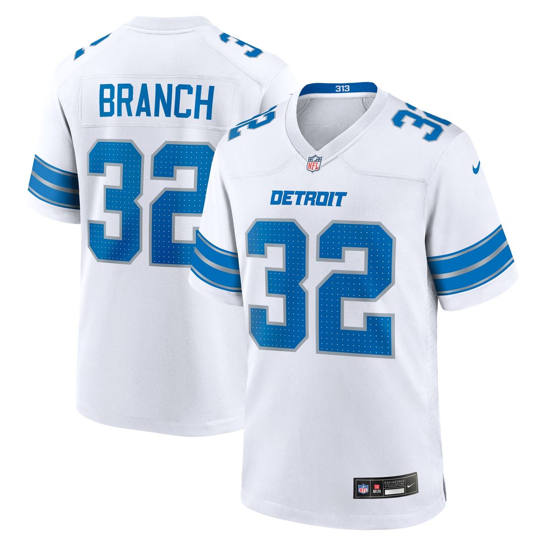 Men's Detroit Lions Brian Branch Blue