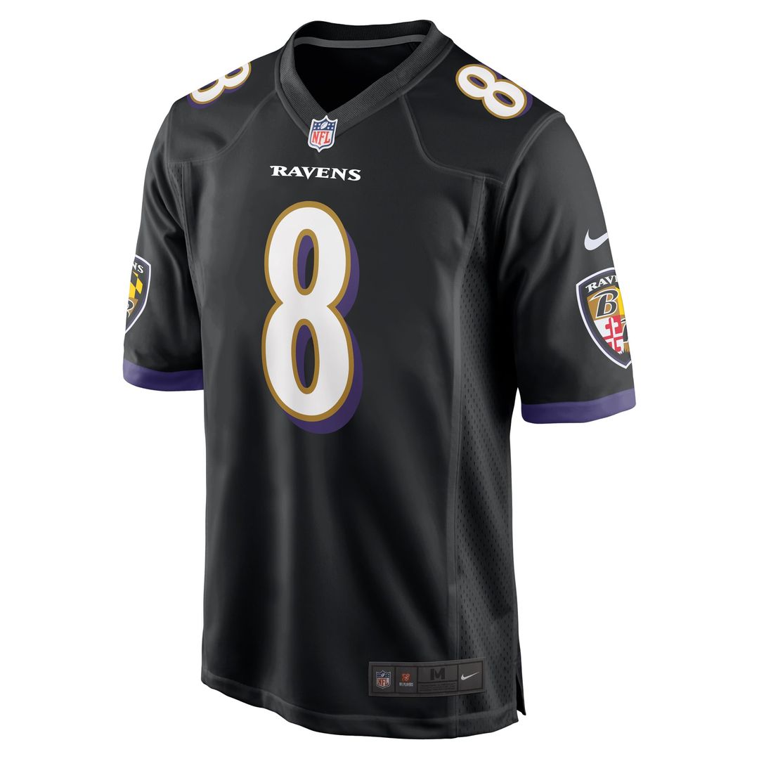 Men's Baltimore Ravens Lamar Jackson Purple Alternate