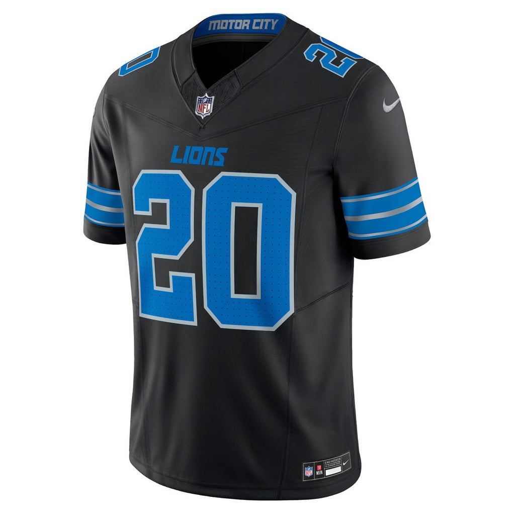 Men's Detroit Lions Barry Sanders Blue Vapor F.U.S.E.