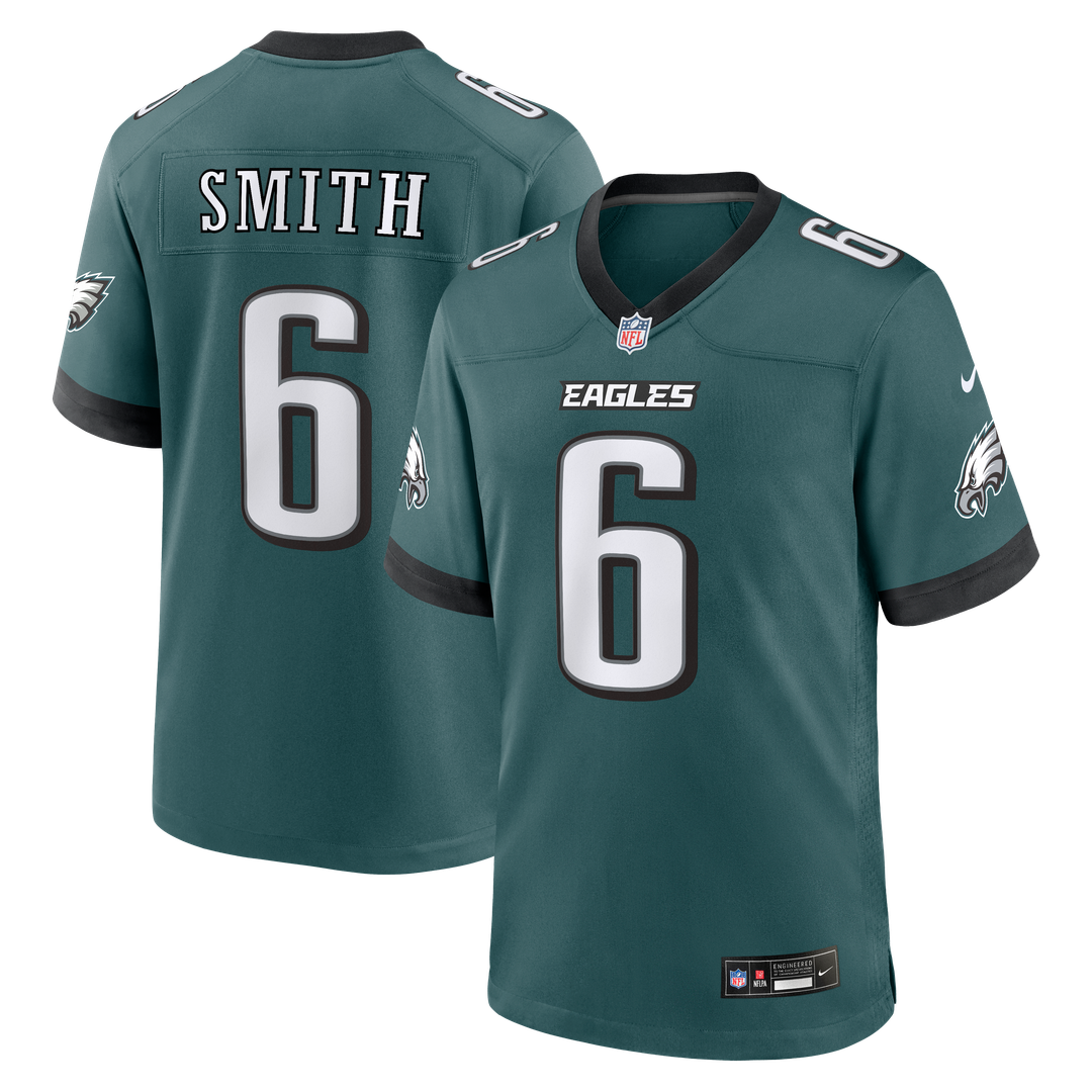 Men's Philadelphia Eagles DeVonta Smith Black Alternate