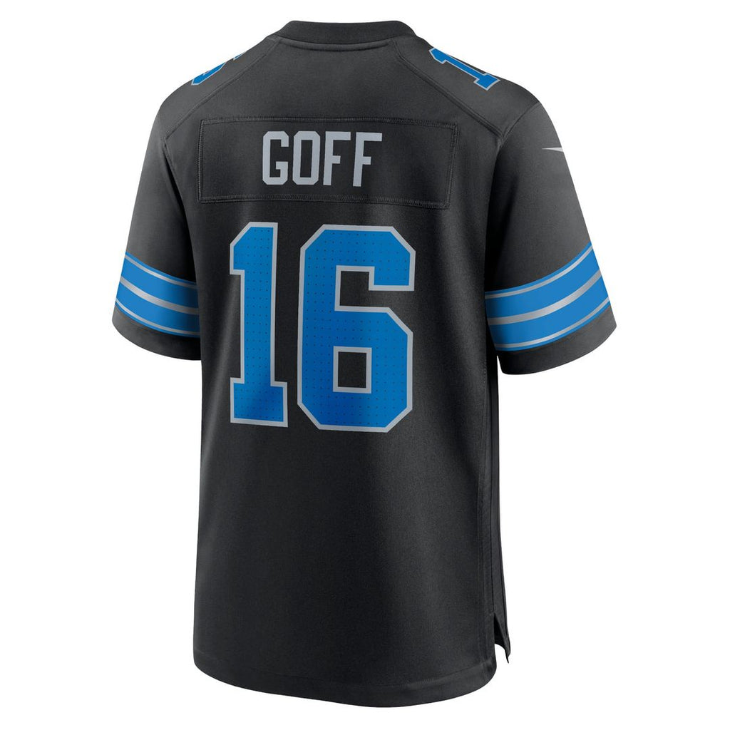 Men's Detroit Lions Jared Goff Blue
