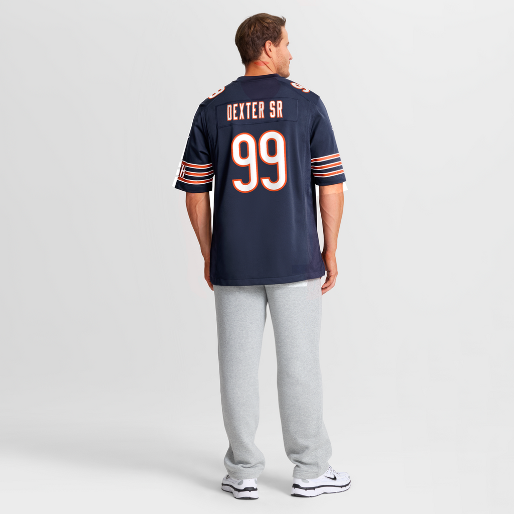 Men's Chicago Bears Gervon Dexter Sr. Navy