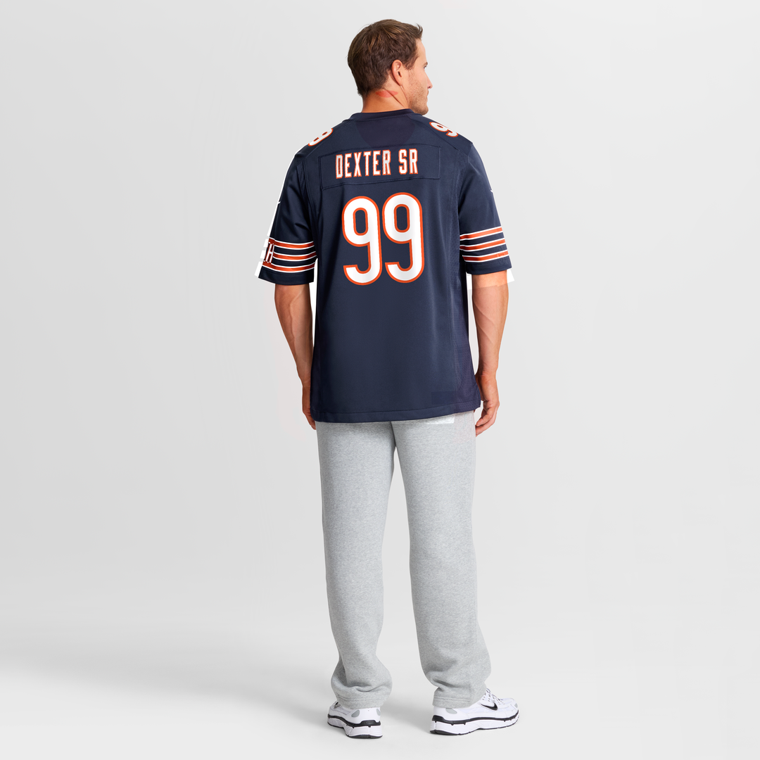Men's Chicago Bears Gervon Dexter Sr. Navy