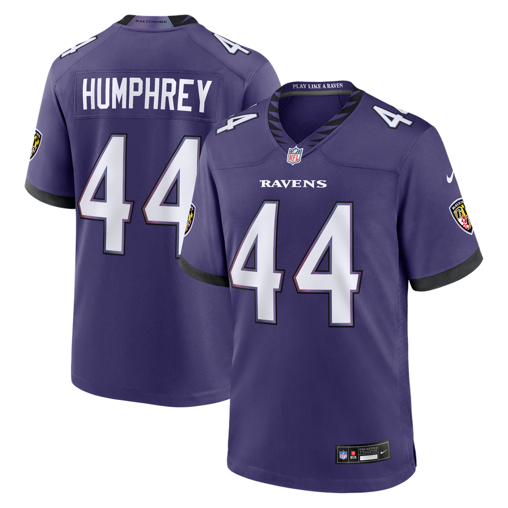 Men's Baltimore Ravens Marlon Humphrey Black Alternate