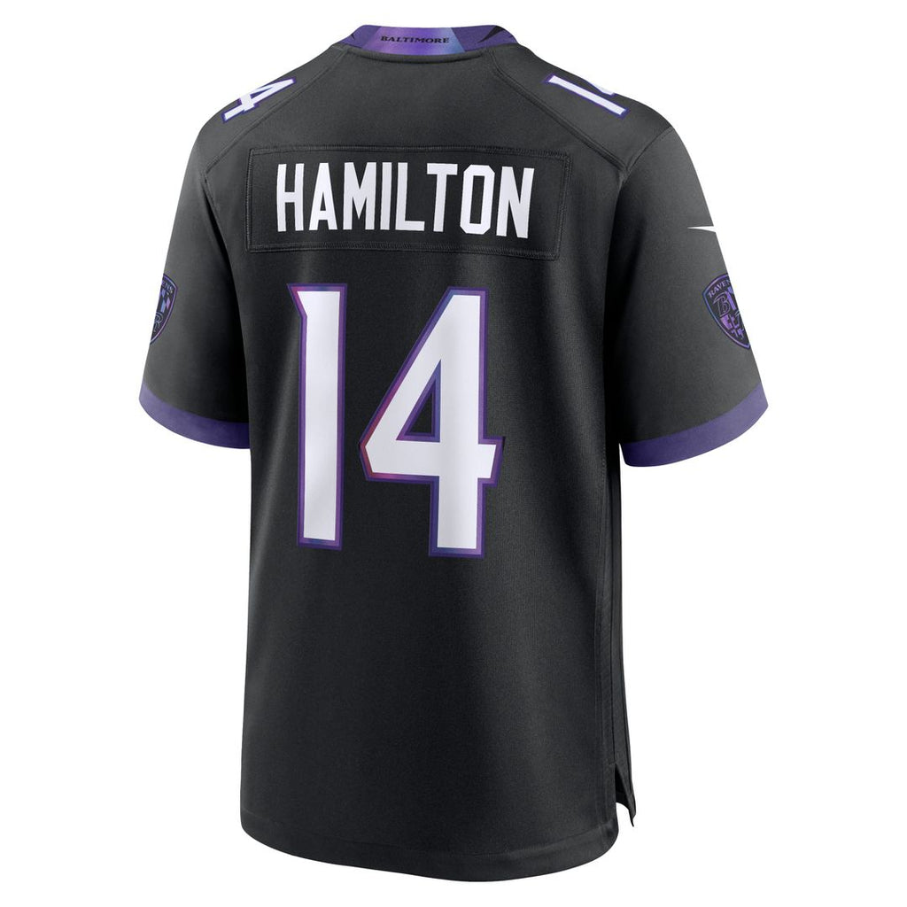 Men's Baltimore Ravens Kyle Hamilton Purple Alternate