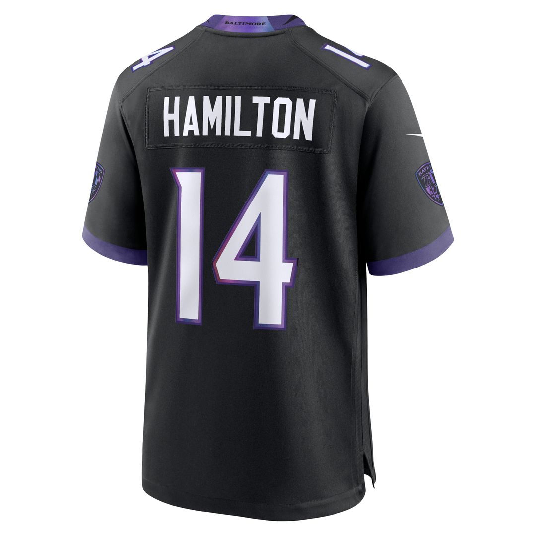 Men's Baltimore Ravens Kyle Hamilton Purple Alternate