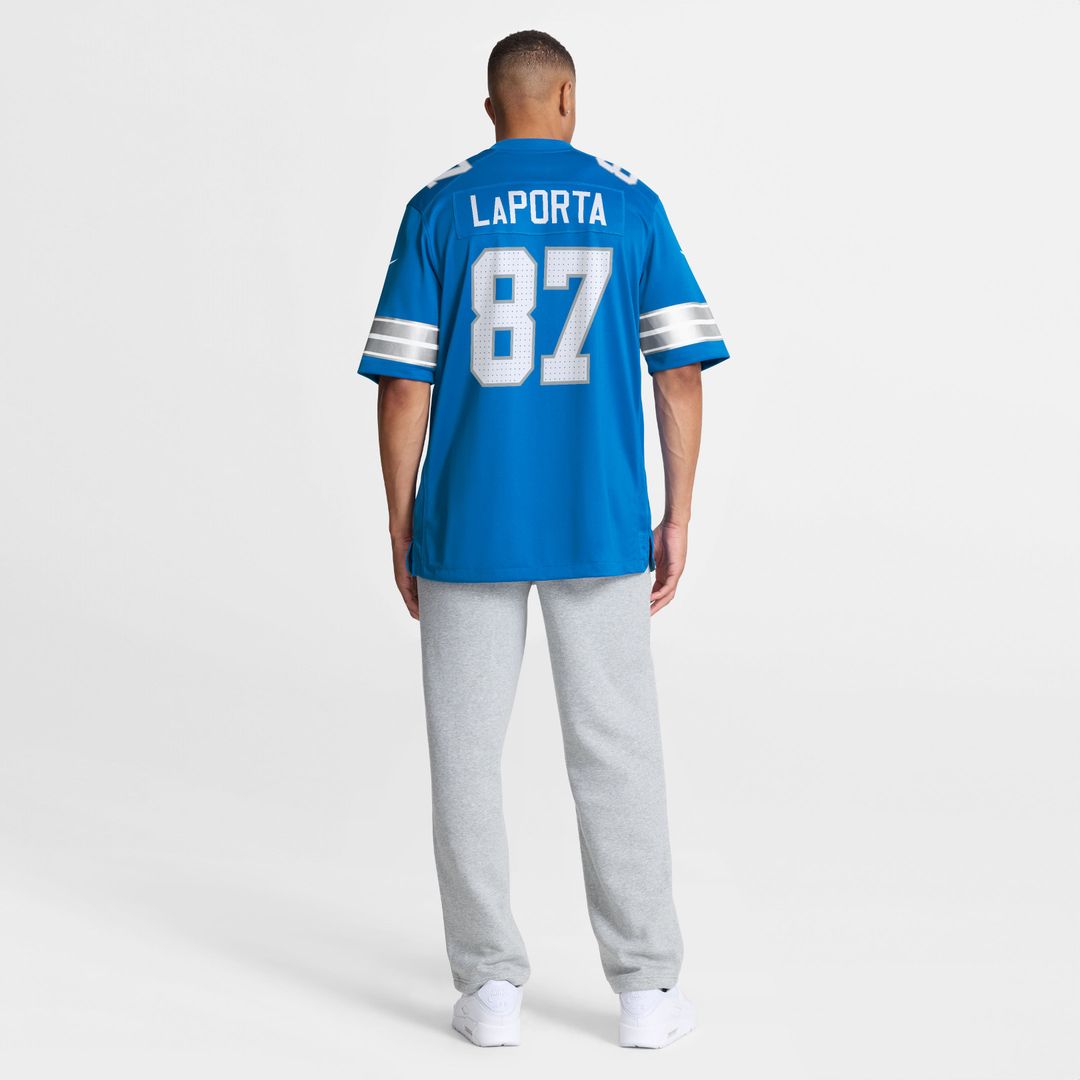 Men's Detroit Lions Sam LaPorta Blue