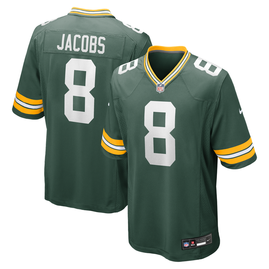 Men's Green Bay Packers Josh Jacobs Green Team