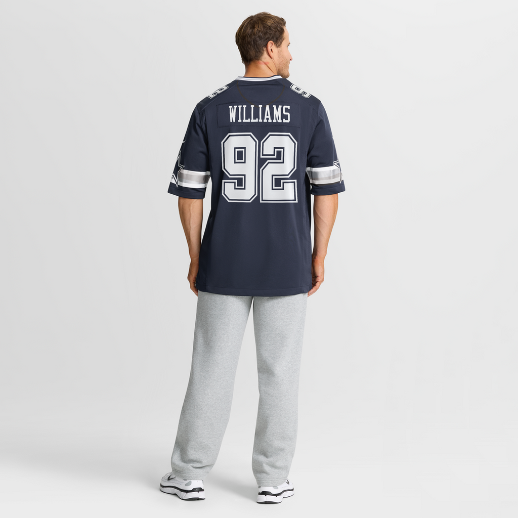 Men's Dallas Cowboys Quinnen Williams Navy Team