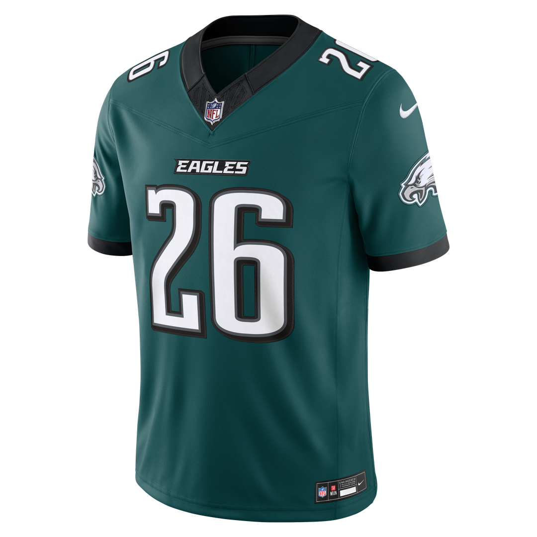 Men's Philadelphia Eagles Saquon Barkley Black Alternate Vapor F.U.S.E. Stitched