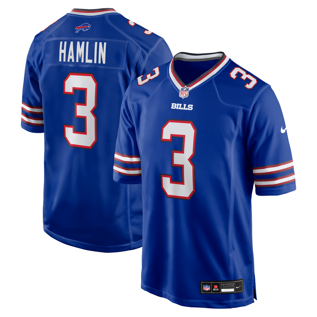 Men's Buffalo Bills Damar Hamlin White