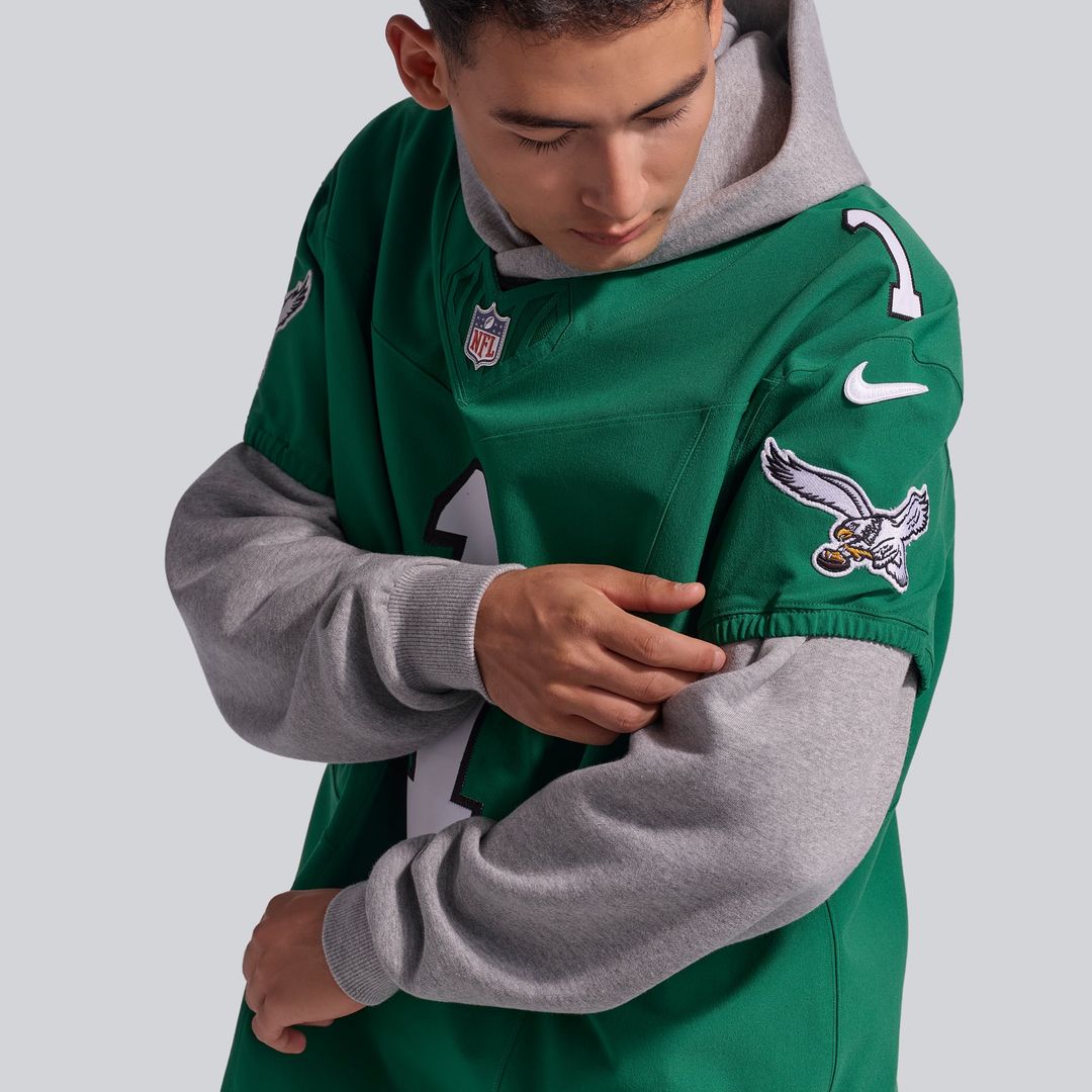 Men's Philadelphia Eagles Jalen Hurts Midnight Green Team Vapor F.U.S.E. Elite Jersey