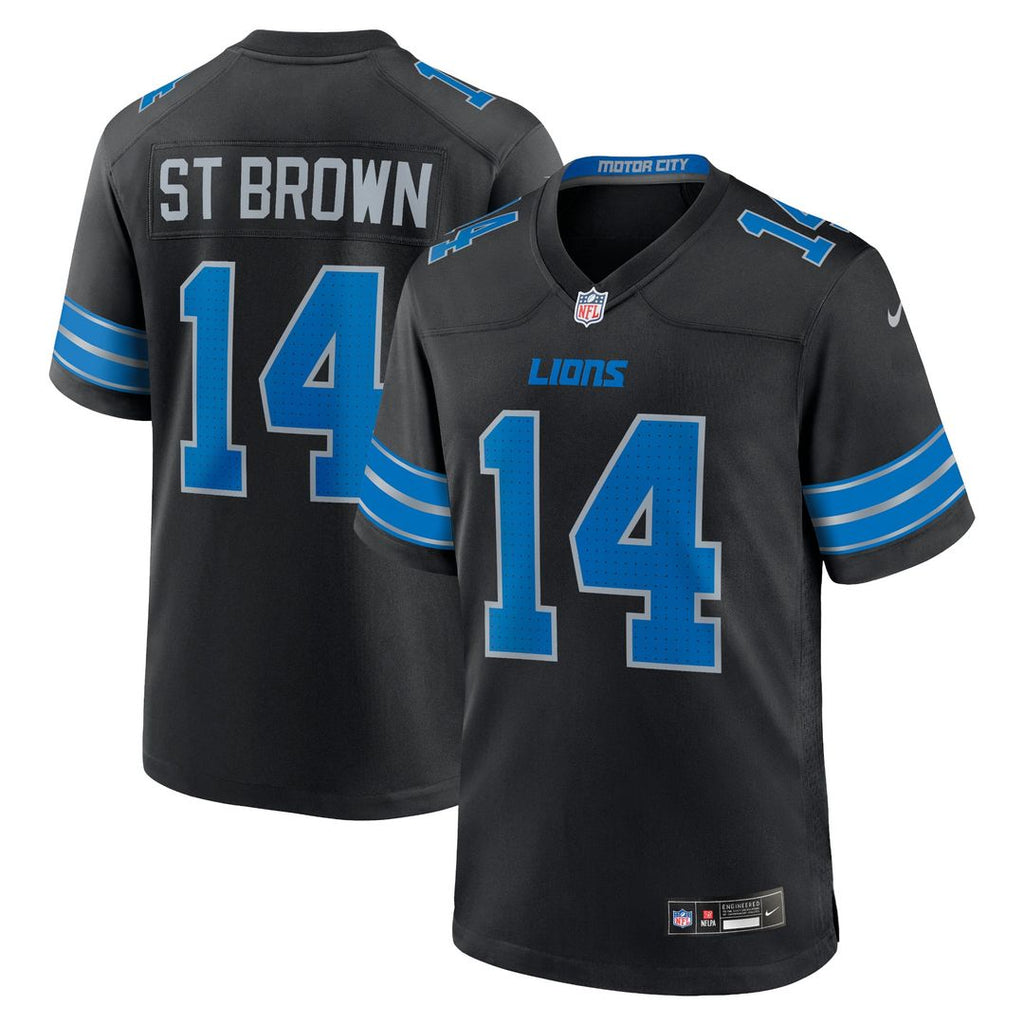 Men's Detroit Lions Amon-Ra St. Brown Blue