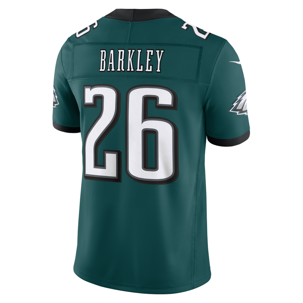 Men's Philadelphia Eagles Saquon Barkley Kelly Green Alternate Vapor F.U.S.E. Stitched