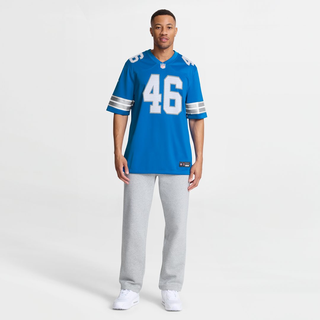 Men's Detroit Lions Jack Campbell Blue
