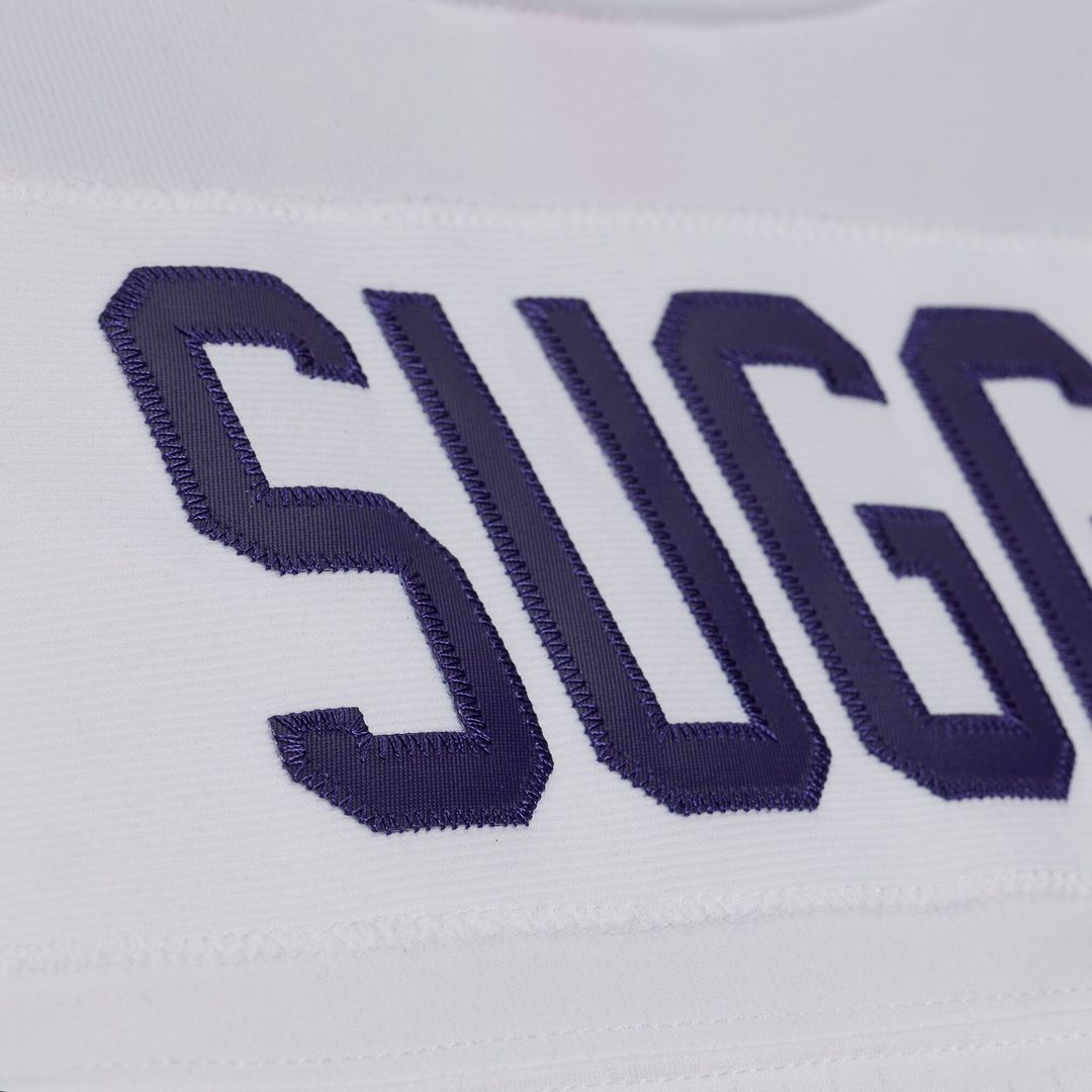 Men's Baltimore Ravens Terrell Suggs White 2003 Legacy Replica Player Jersey