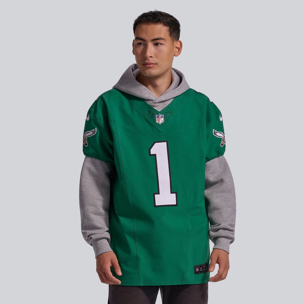 Men's Philadelphia Eagles Jalen Hurts Midnight Green Team Vapor F.U.S.E. Elite Jersey
