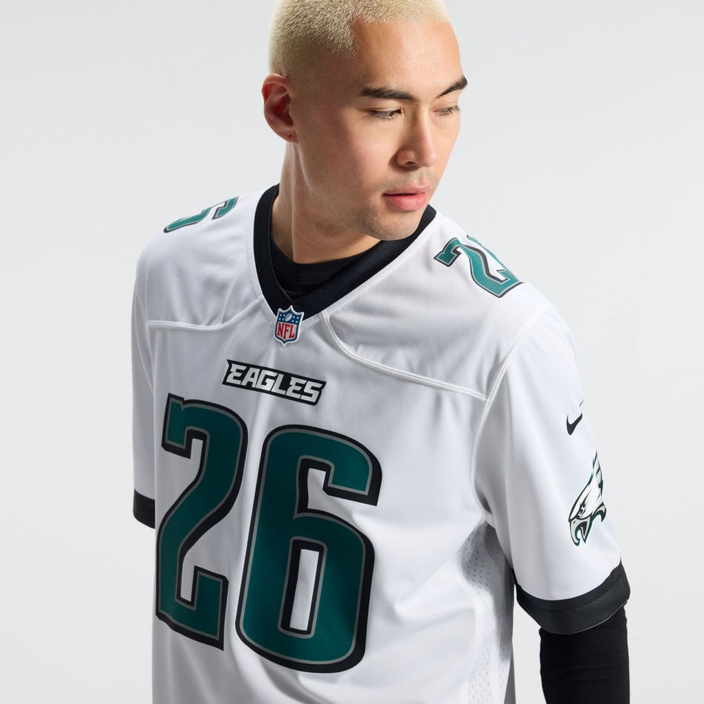 Men's Philadelphia Eagles Saquon Barkley White