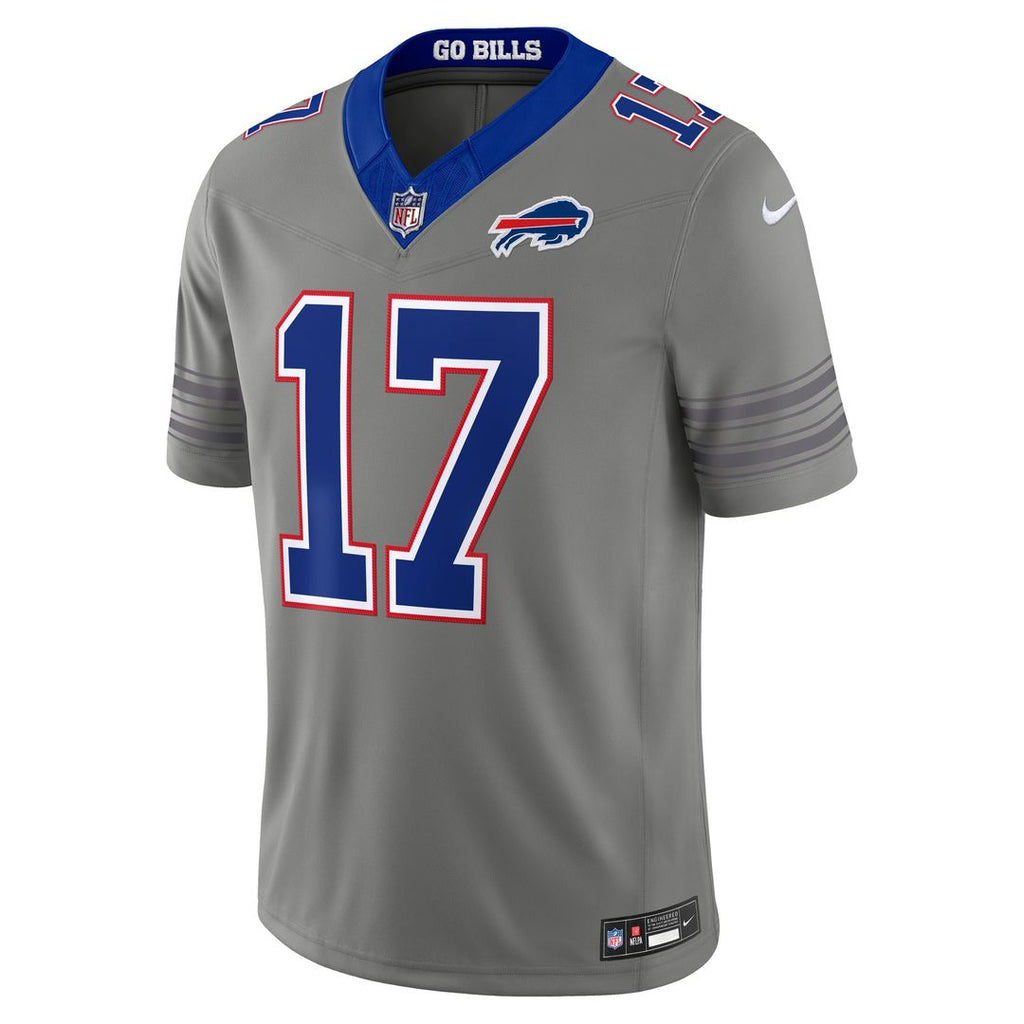 Men's Buffalo Bills Josh Allen White Vapor F.U.S.E. Stitched