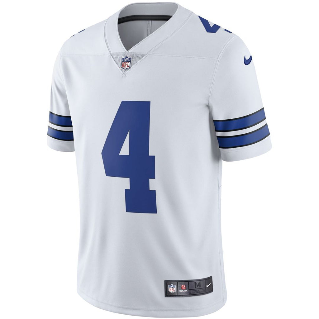 Men's Dallas Cowboys Dak Prescott White Vapor Limited Player Jersey
