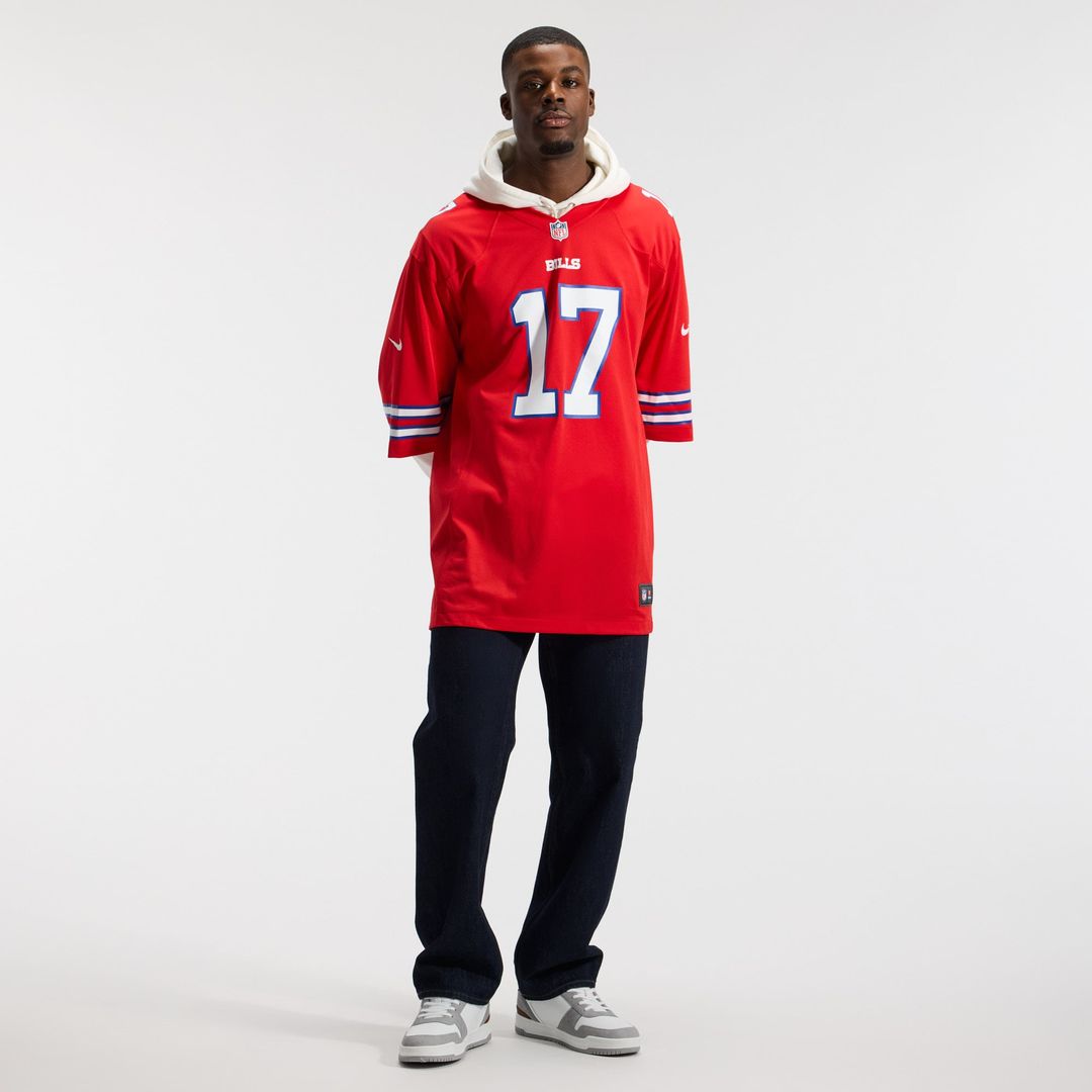 Men's Buffalo Bills Josh Allen Red Alternate