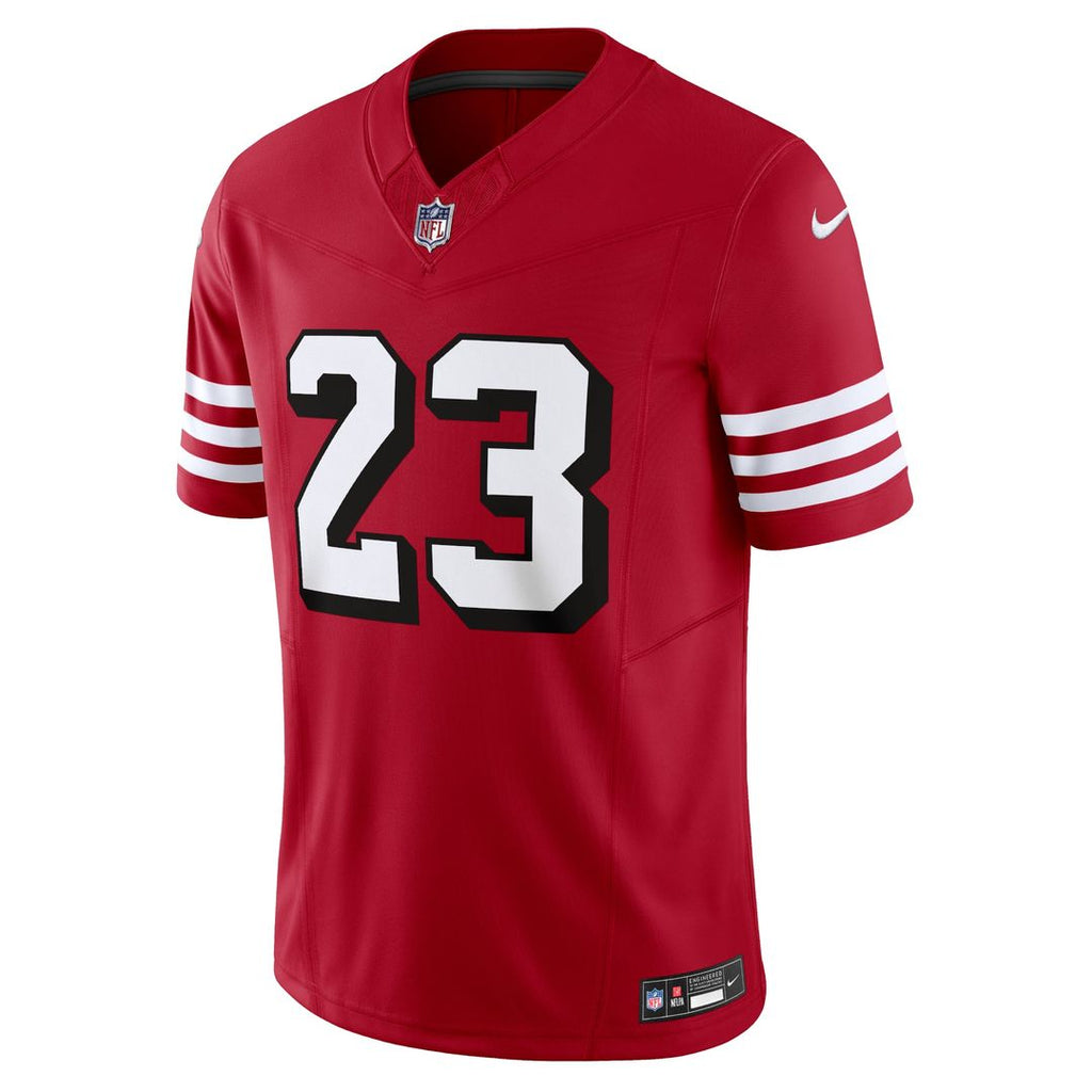 Men's San Francisco 49ers Christian McCaffrey Scarlet Vapor F.U.S.E.