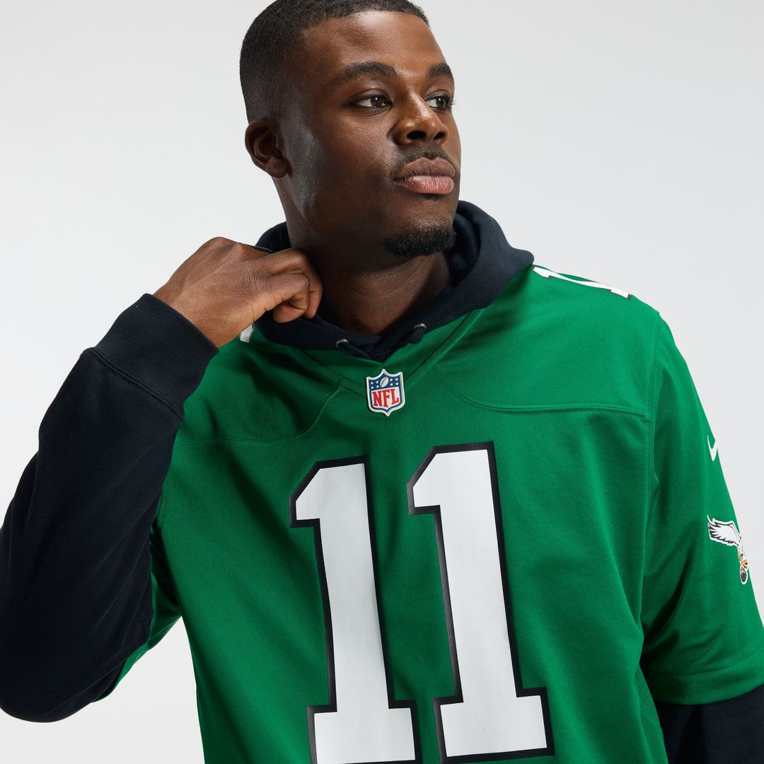 Men's Philadelphia Eagles A.J. Brown Midnight Green Team