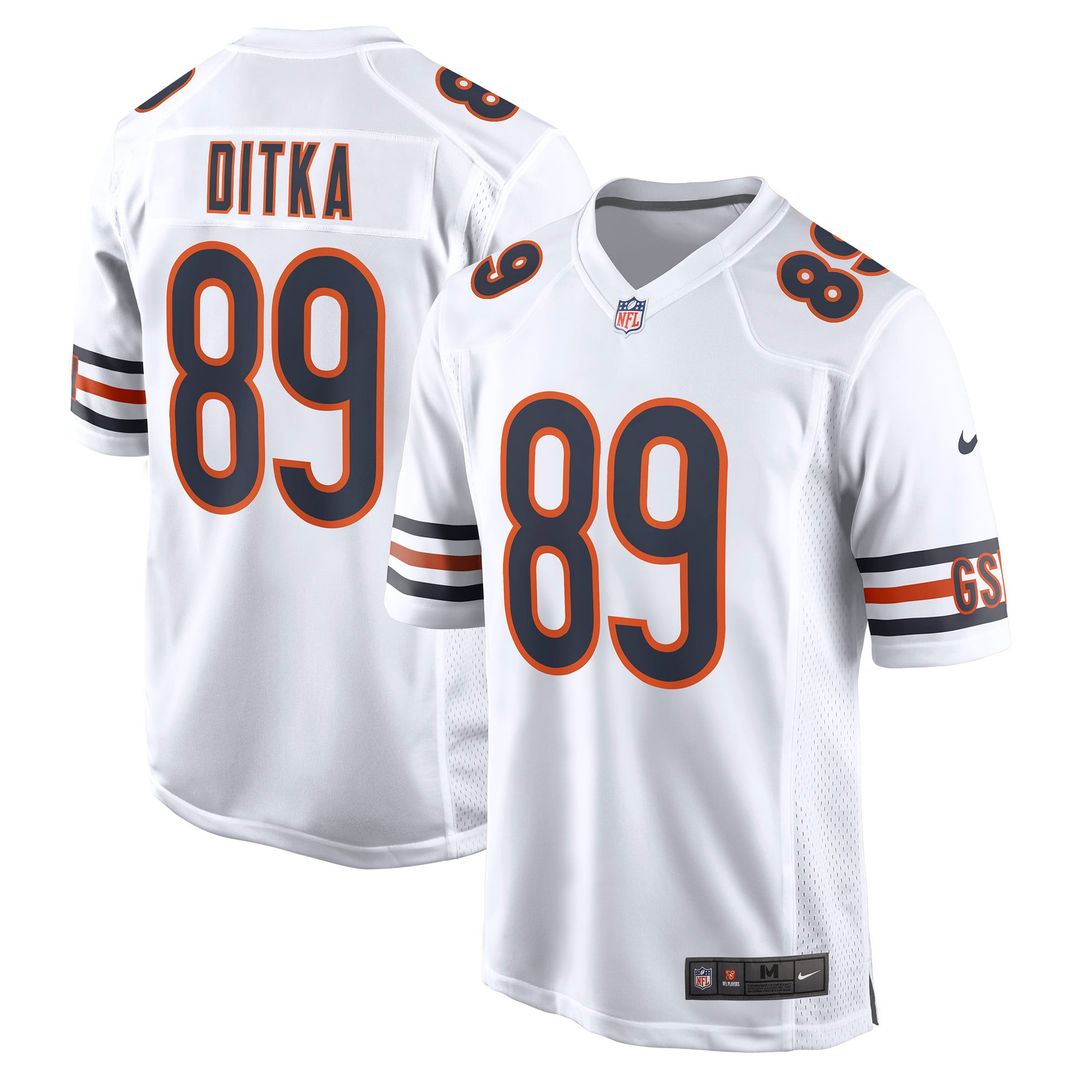 Men's Chicago Bears Mike Ditka Navy Game Retired Player Jersey