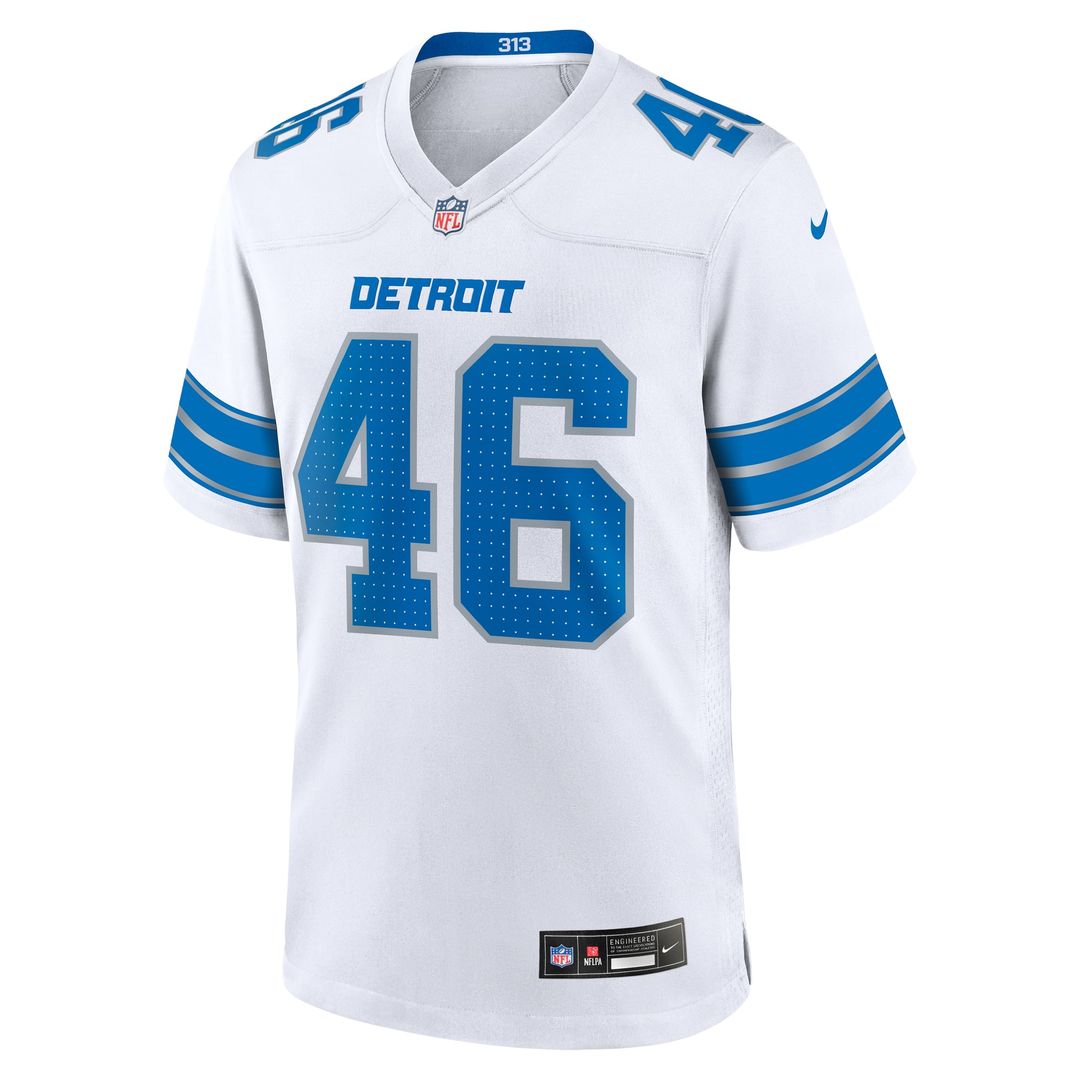 Men's Detroit Lions Jack Campbell Black 2nd Alternate