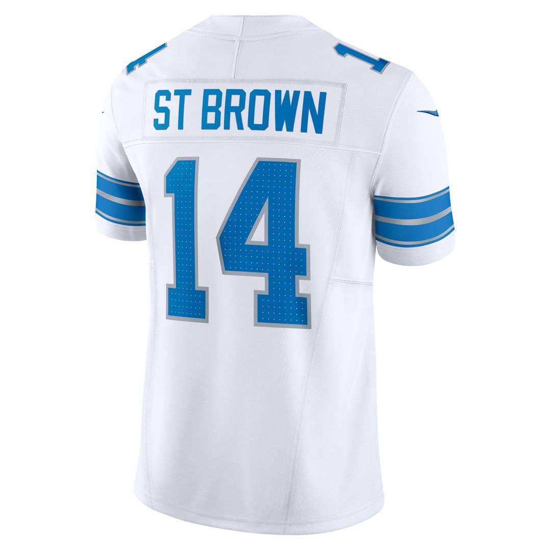 Men's Detroit Lions Amon-Ra St. Brown Blue Vapor F.U.S.E.