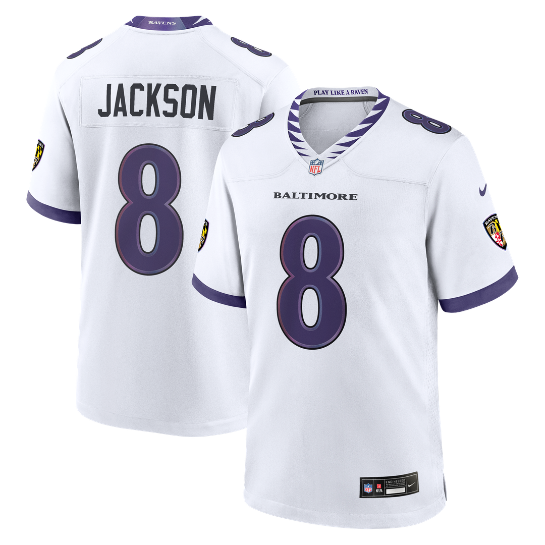 Men's Baltimore Ravens Lamar Jackson Purple Alternate