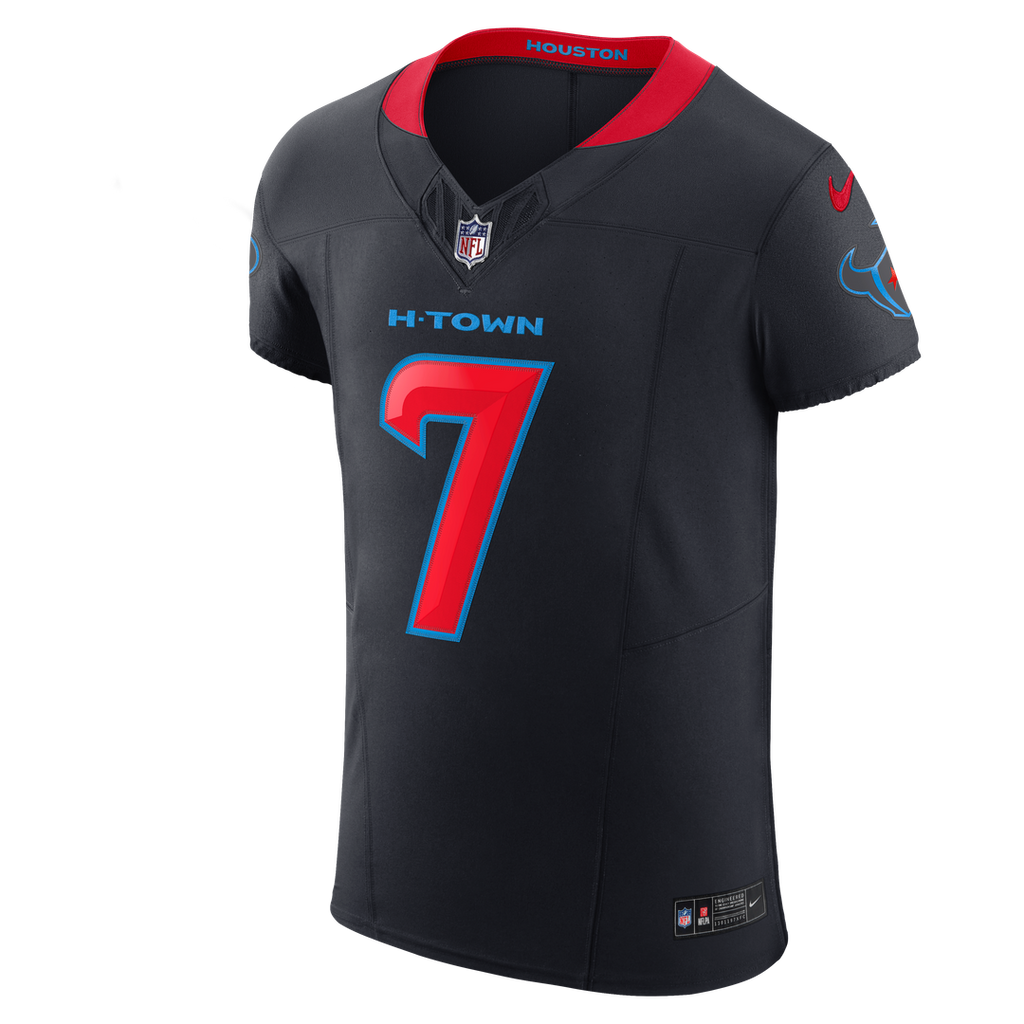 Men's Houston Texans C.J. Stroud Navy Alternate 2 Vapor F.U.S.E. Elite Jersey
