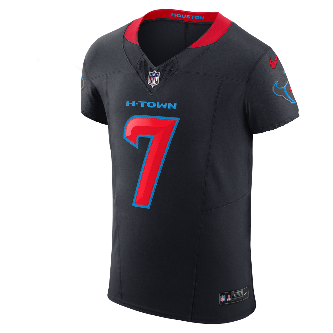 Men's Houston Texans C.J. Stroud Navy Alternate 2 Vapor F.U.S.E. Elite Jersey
